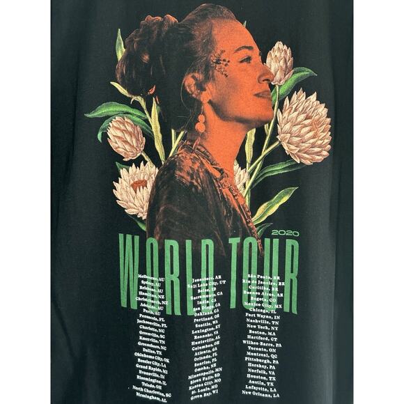 Lauren Daigle T Shirt Adult X-Large Black World Tour Concert 2020 - Picture 1 of 10